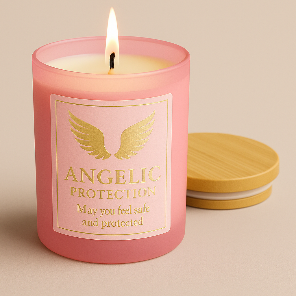 Vela Arcangel Chamuel Rayo Rosa.